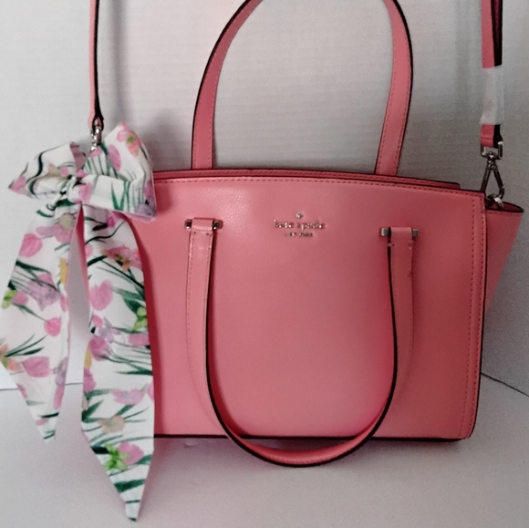 kate spade Handbags - Kate Spade Satchel Showcases Soft Pink Saffino Leather Handbag NWOT